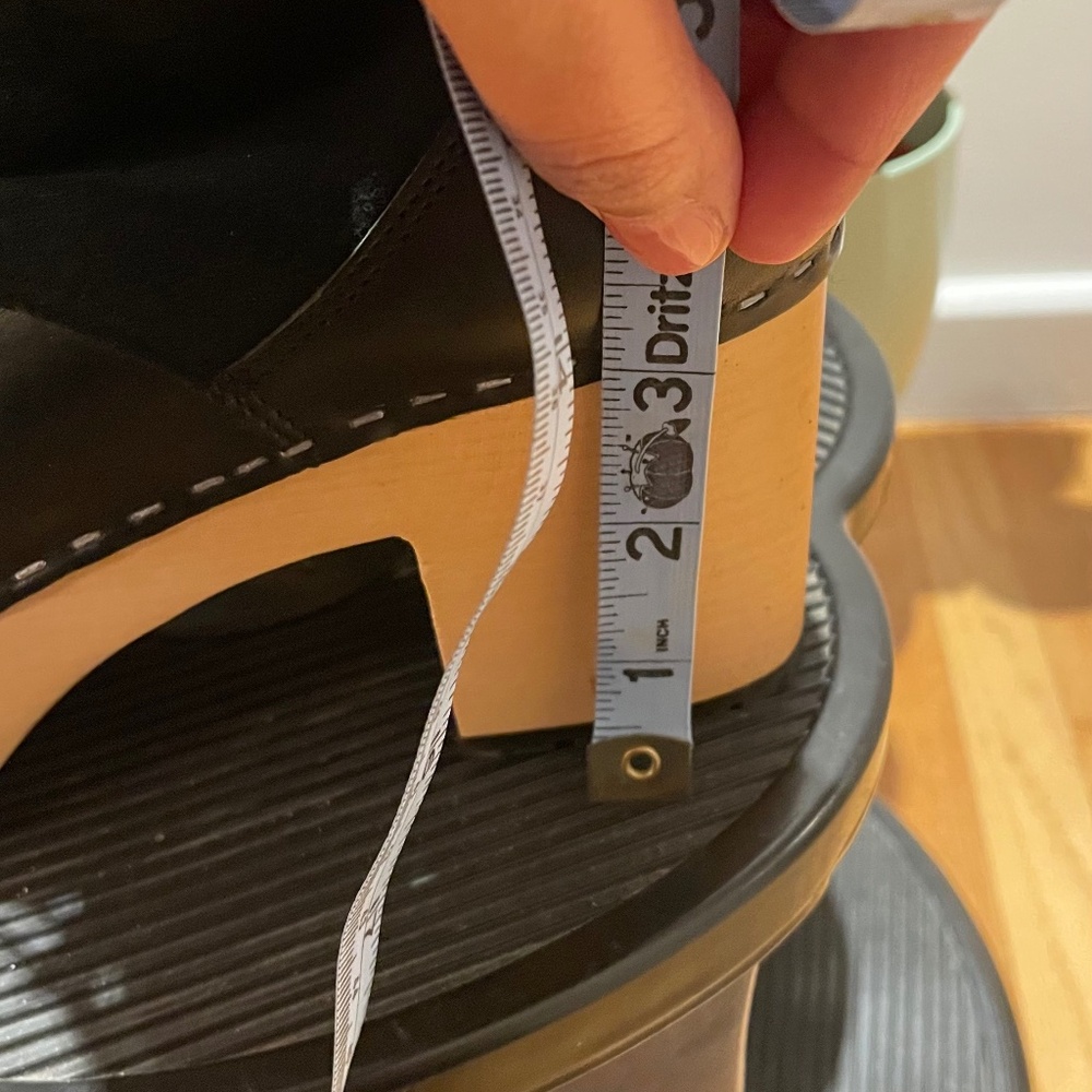 Swedish Hasbeens "Hippie Lace Up" Black Size 41 - Picture 7 of 8